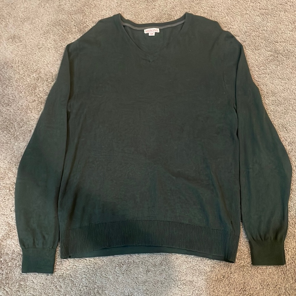 Beautiful Merona V Neck Sweater Forest Green